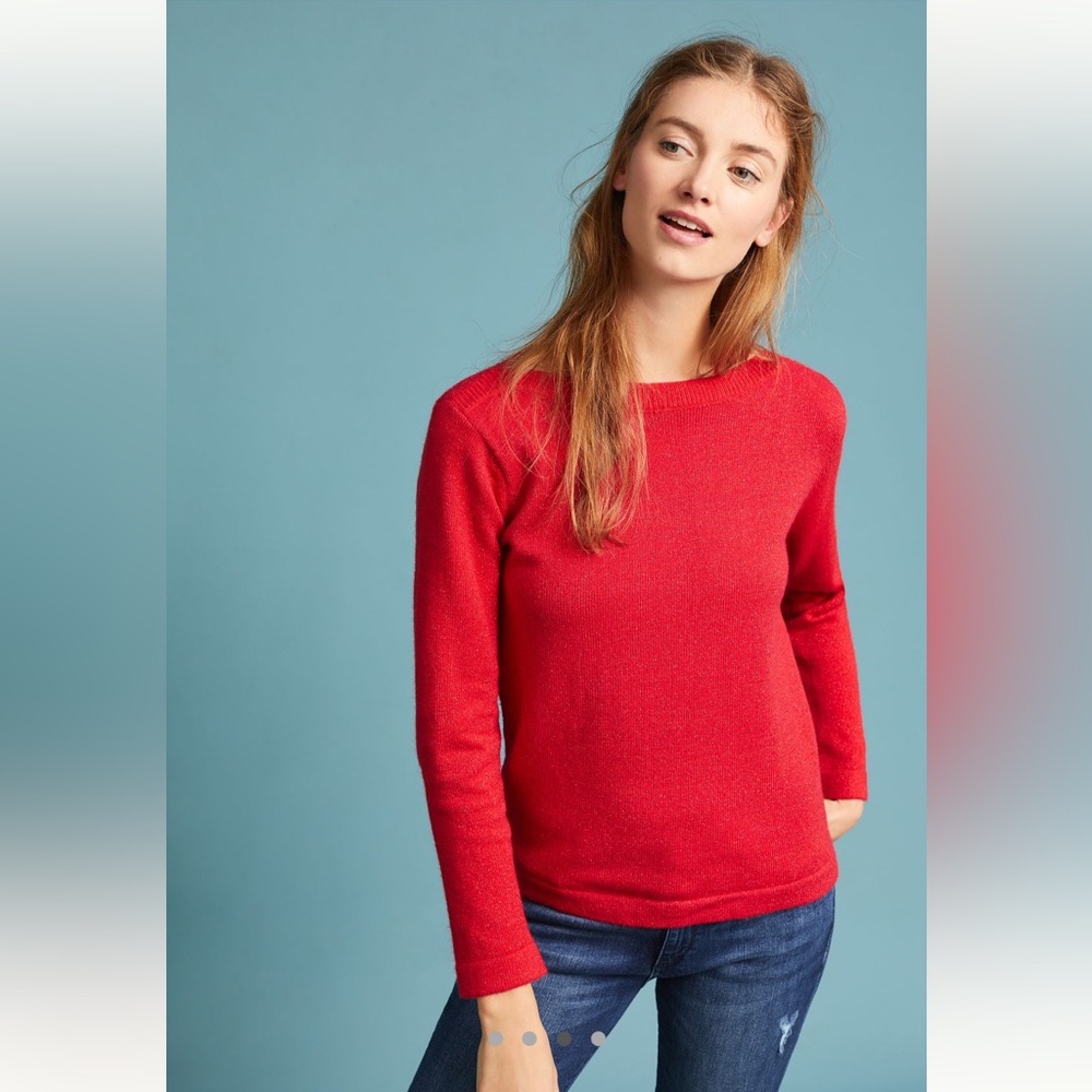 Anthropologie Clancy Boatneck pullover sweater